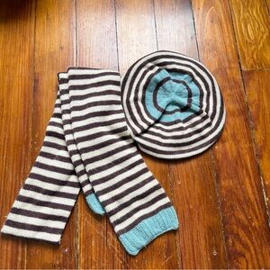 Mini Boden Hat and Scarf Set